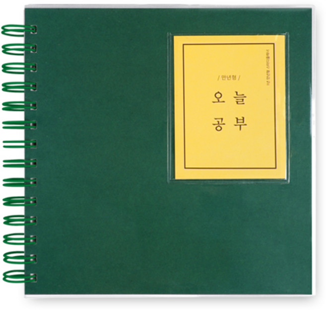 리훈 오늘공부 만년형 스터디플래너, 그린무지, 1세트