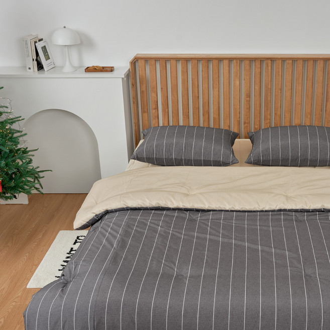 스누즈 코티지라인 자가발열 정전기방지 마이크로 차렵이불