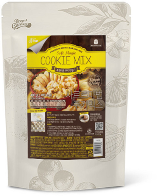 브레드가든 사르르 마법 쿠키 믹스, 400g, 1개