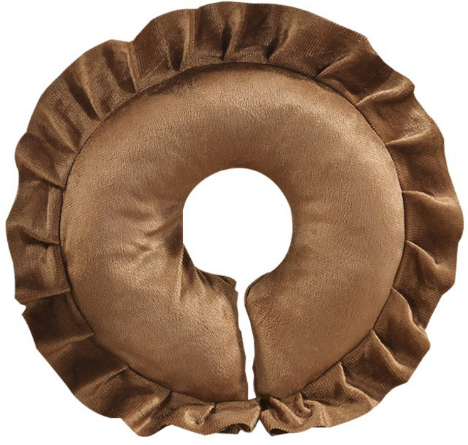 러빙랩 안면 베개쿠션, 다크브라운, 1개