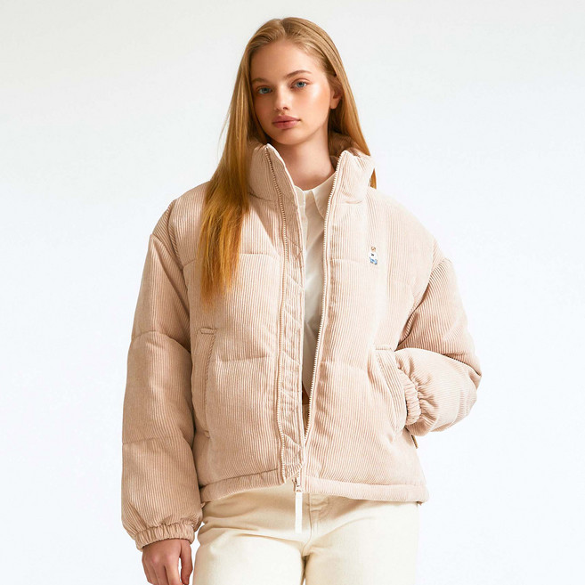 WHO.A.U Steve 燈芯絨短版羽絨外套 WHJPE1195F