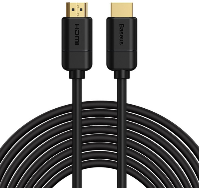 Baseus 倍思 高清系列 HDMI 2.0 影音傳輸線 黑色, 1條, 8m