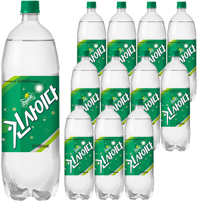 스프라이트 SP킨사이다, 1.5L, 12개