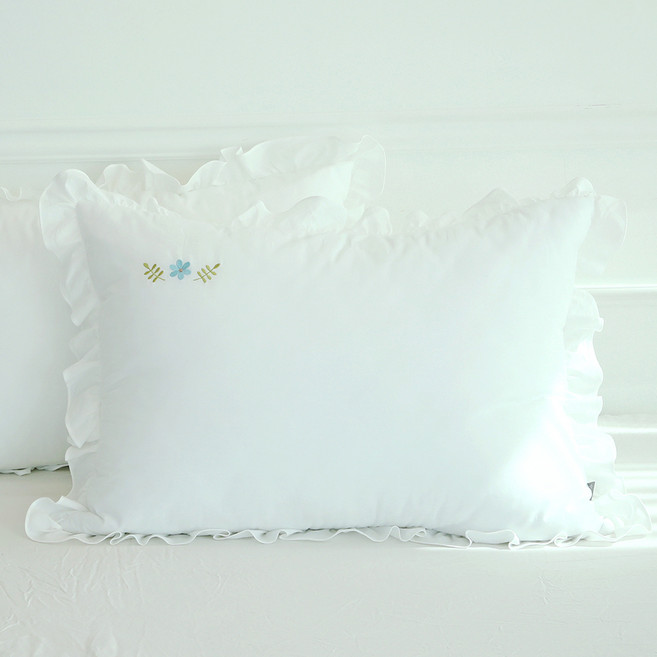 올리비아데코 엥땅 순면 자수 베개커버