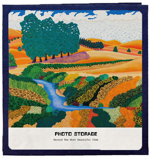 민성컴퍼니 셀프 스틱 홈 핸드메이드 성장앨범 335 x 325 x 30 mm, 60매, 북유럽추상11(앨범), 블랙카드(속지)