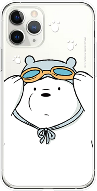 코쿼드 위 베어 베어스 일상 클리어 휴대폰 케이스