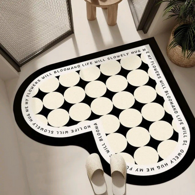 Teribo 漂亮珪藻土浴室地墊, 款式2