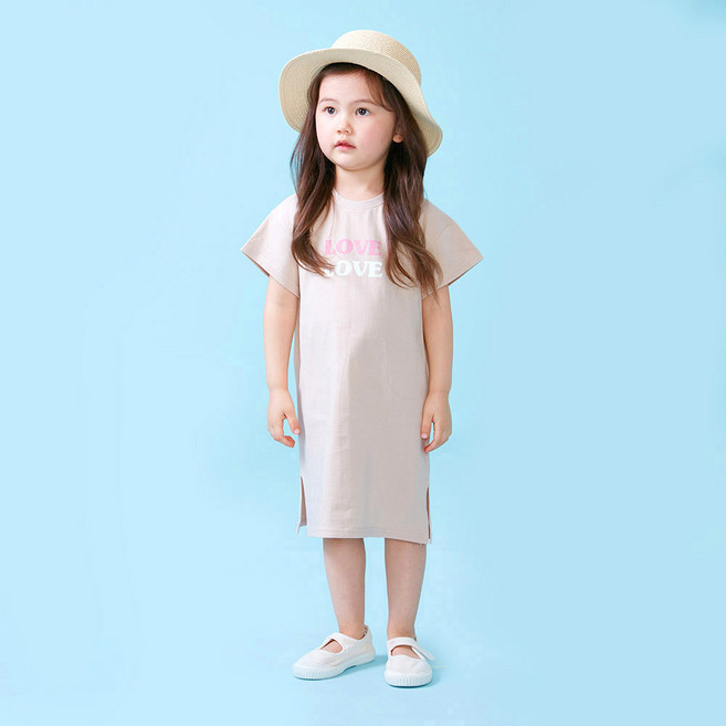 KidsComo 女童款可愛兔子圖案連身裙