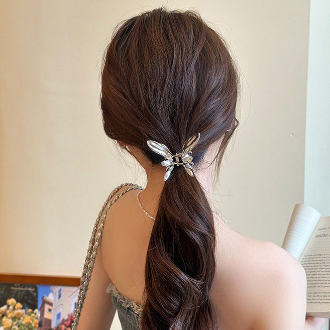 소리달 여성용 서래 나비 헤어집게핀 머리핀