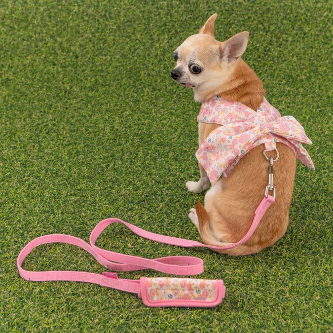 핑카홀릭 강아지 레아 하네스 HB7864, 핑크, 1개