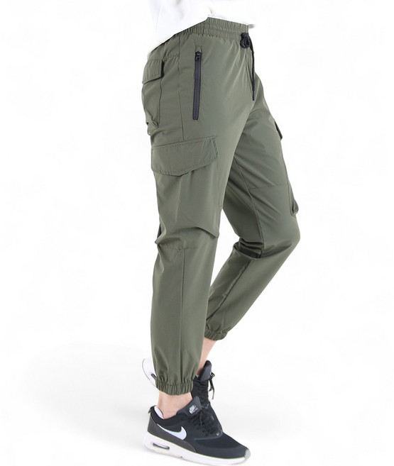 남성용 스판 냉감 카고 조거 바지 YXR203