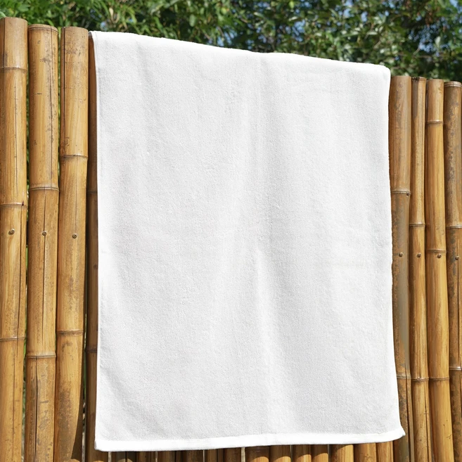 테리크 바스타월 550g 40수 코마사, 화이트, 1개 - 쿠팡