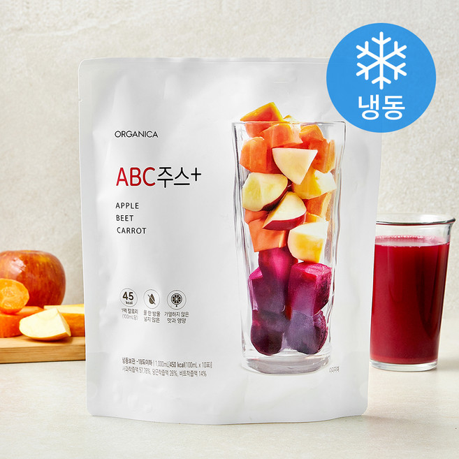 올가니카 ABC주스+ 10개입 (냉동), 1개, 1L