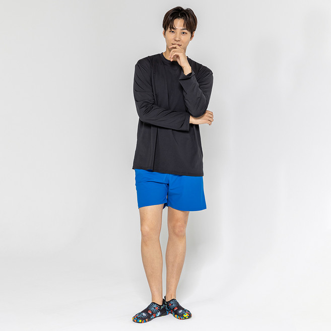 에이치머스 남성용 보나 래쉬가드 상의 + 워터보드숏 세트