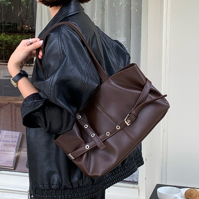 PEONIST 女性時尚風格腰帶單肩包