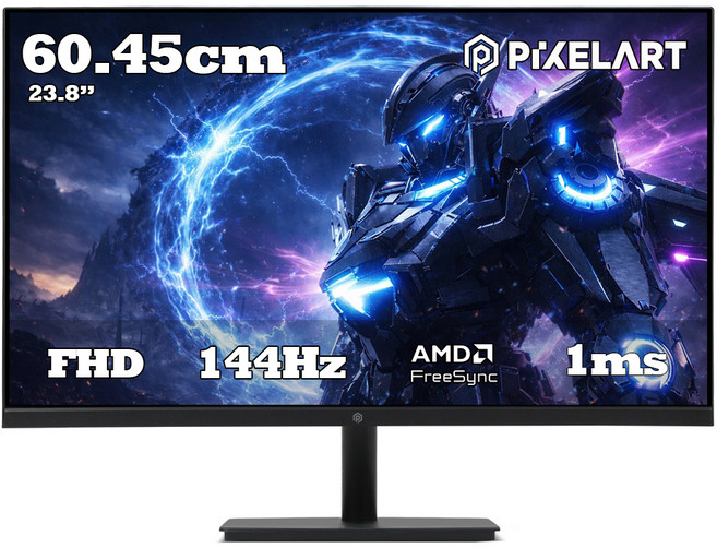 픽셀아트 FHD 144HZ IPS 모니터 블랙, 60.45cm, PA2414F(일반)