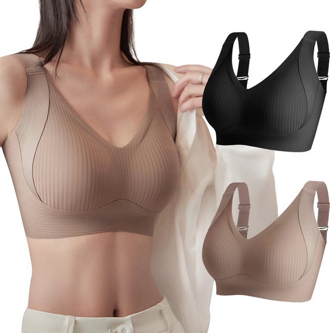 AnotherD 防下垂顯胸小纖瘦內衣 2件組