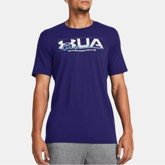 Under Armour 安德瑪 男款UA復古字體短袖T恤 1383940