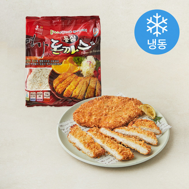 혼담은 등심명가돈까스s 5입 (냉동), 1kg, 1개