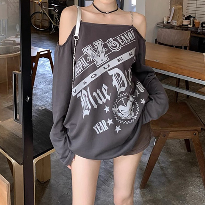 Awesomeful 女款 Rolaa 露肩T恤 A24FT071217