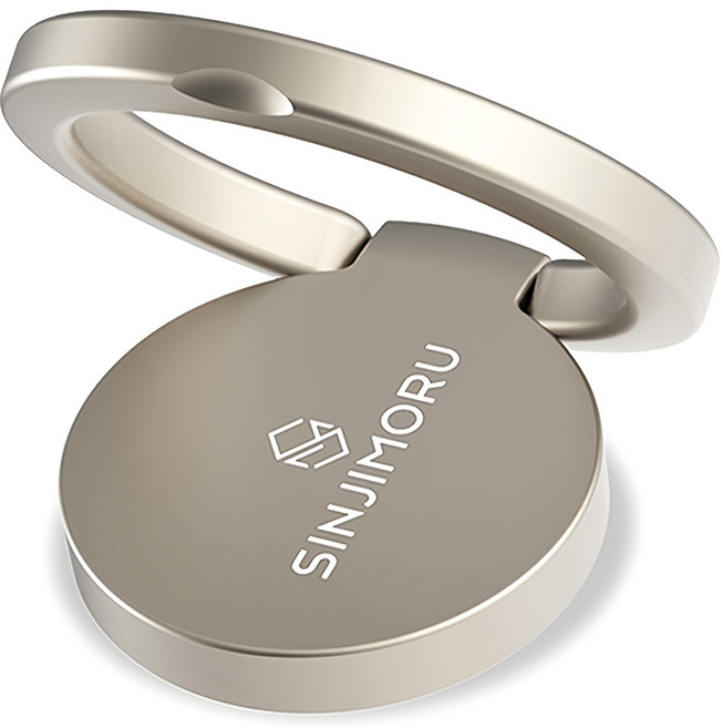 SINJIMORU 真治守 靈果迷你智能環支架, 香檳金, 1個