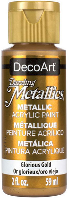 데코아트 대즐링 메탈릭 아크릴 물감 14 글로리어스 골드, 59ml, 1색