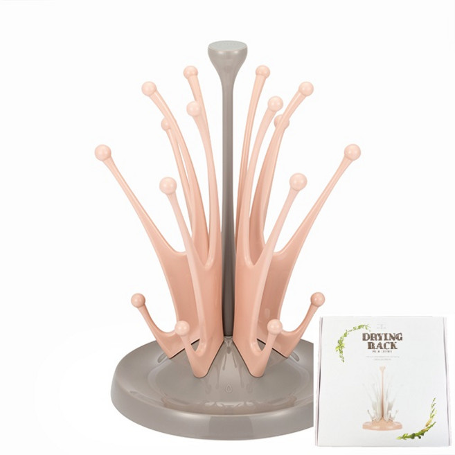 티지엠 국산 우유왕관 젖병건조대, 레드빈