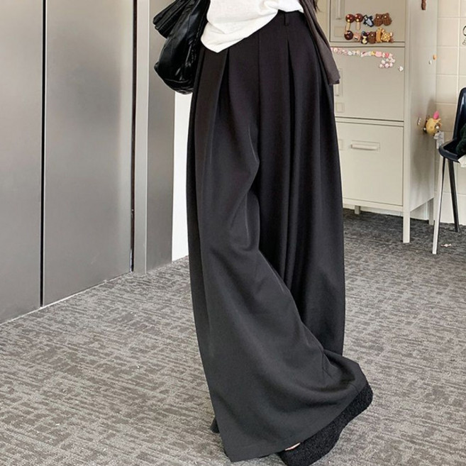 LUNA GIRL 女款Virose大尺碼寬褲 L26SPP121926