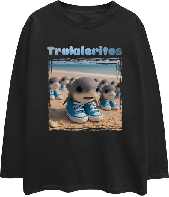 Golden Rabbit 義大利 Brainrot 親子長袖T恤 Trallaleritos