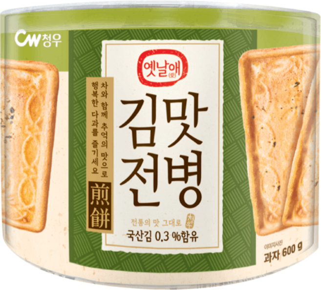 청우식품 김맛전병, 1개, 600g