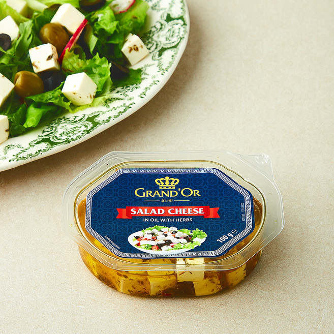 그랑도르 샐러드 큐브 치즈, 100g, 1개, 1개입