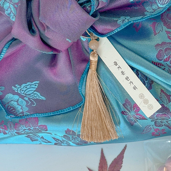 베스트팩 테이크아웃 선물 고급 도자기 박스 포장 추석 설날 명절 데코레이션 예담 전통 구슬 태슬 노리개, 베이지, 10개