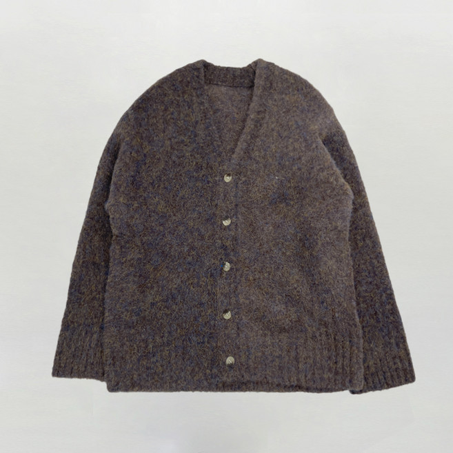 디아미뇽 여성용 지인 모헤어 울 가디건