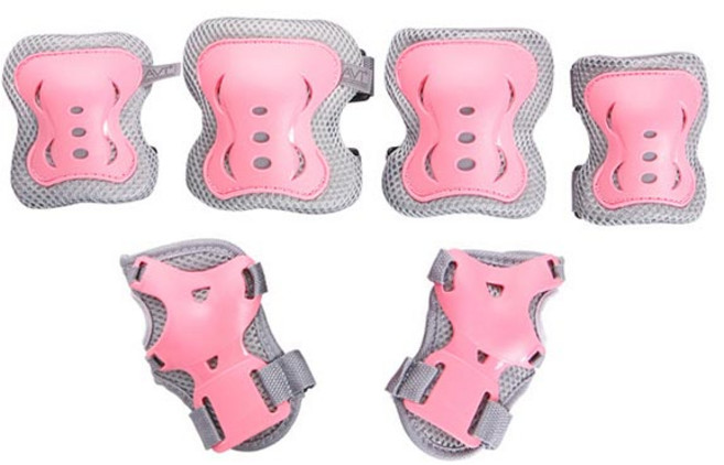 랜드웨이 뉴 브이텍 500 보호대 세트, 핑크, 1개