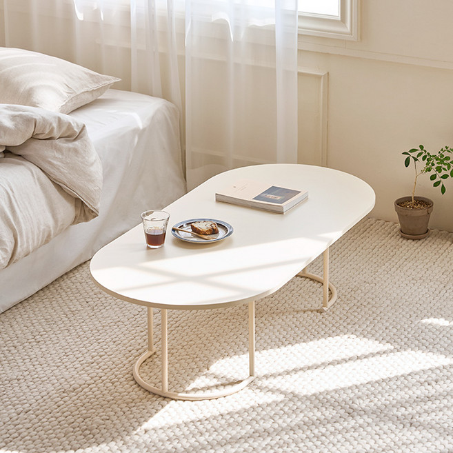 룸앤홈 폰드 거실테이블, 베이지