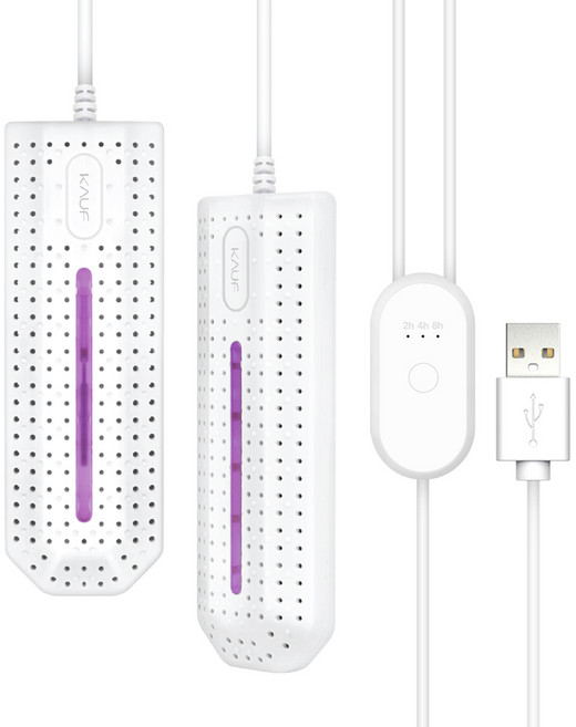 카프 휴대용 리모컨 타이머 히팅 신발 건조기, 화이트, KF-SD1