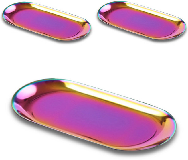 마켓플랜 클래식 메탈 트레이, 무지개