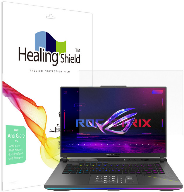 힐링쉴드 에이수스 ROG Strix G16 2025 G614 AMD 저반사 Light 액정보호필름 세트, 1세트