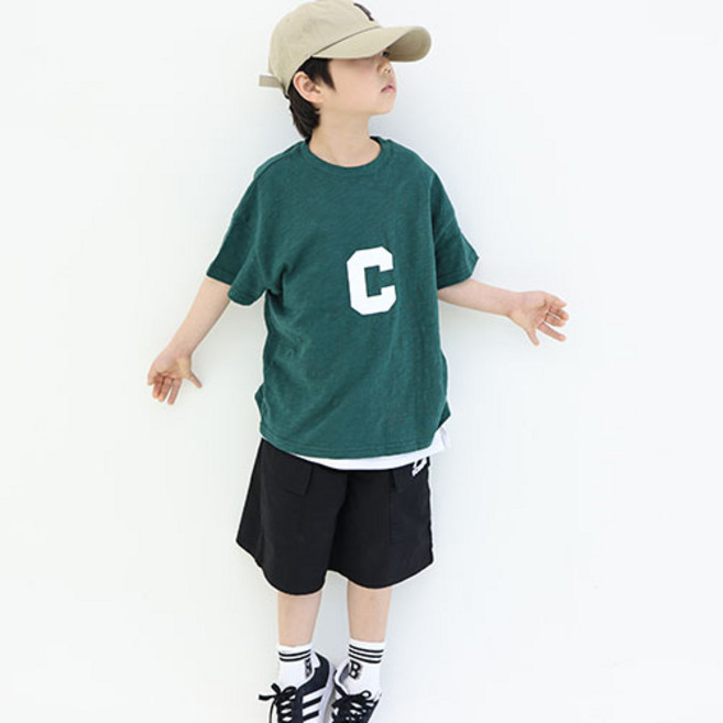 소년마켓 아동용 코튼C 슬라브 반팔 티셔츠