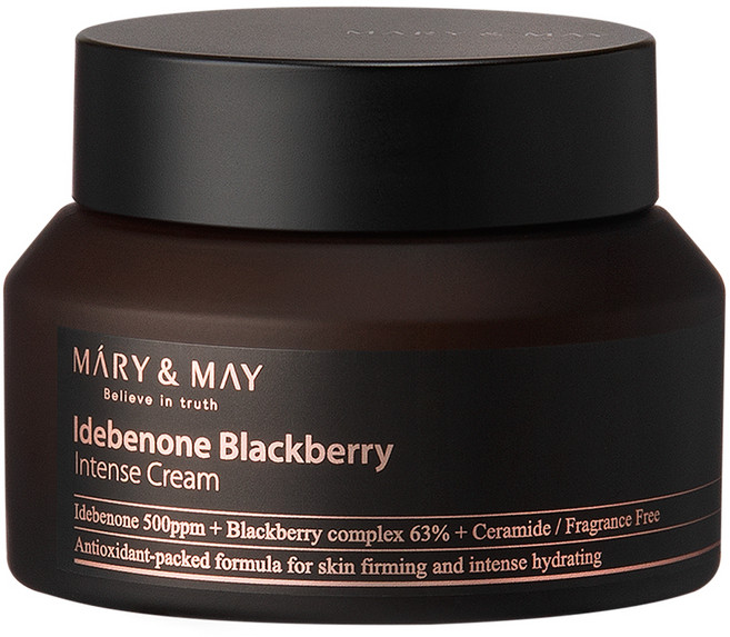 [비건뷰티] 마리엔메이 이데베논 블랙베리 인텐스 크림, 70g, 1개