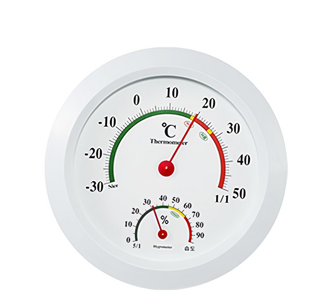 HWASUNG 健康生活 類比溫濕度計 N-160, 1個, 指針式