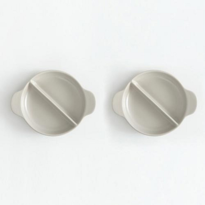 에라토 로에 나눔 디저트 접시 M, 크림, 2개