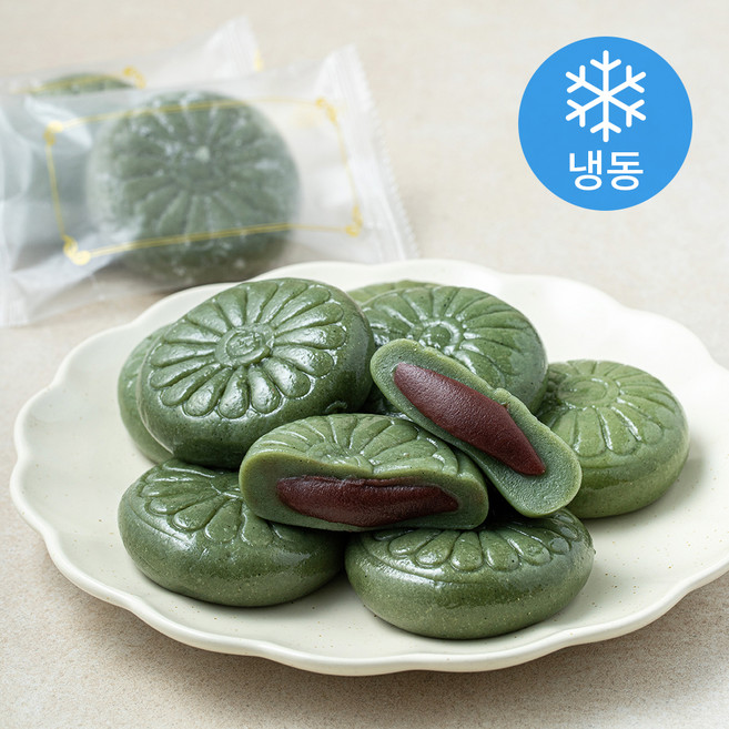 소소담 쑥앙꼬 절편 (냉동), 65g, 1개, 8개입