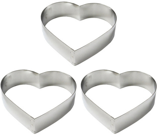 무스링 하트 케익틀 2호, 3개