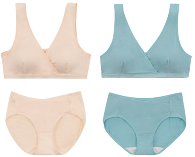 뉴니끄 텐셀랩 수유브라 2종 + 팬티 2종 세트