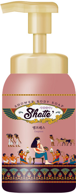 샤워때비누 프리미엄 버블 바디워시 엠프레스, 1개, 600ml