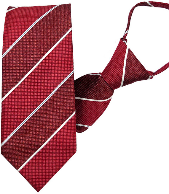 엘르 HOMME 자동 지퍼넥타이