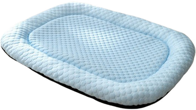 순잠 강아지 엠보싱 구름 여름 방석, 스카이사각, 1개