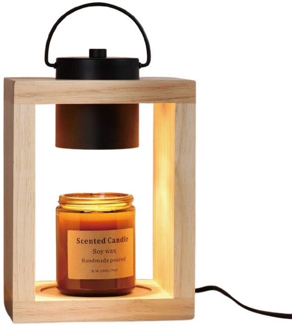 SCENTMUES 森繆斯 香氛融蠟燈 24 x 15.7 x 12.5cm, 實木色
