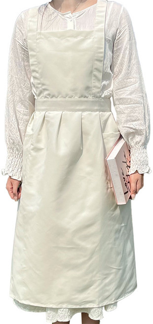 영니크 심플 데일리 방수 앞치마, 아이보리, 1개